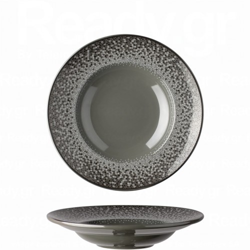 Πιάτο Ζυμαρικών πορσελάνης 27cm σειρά Forma Graph LUKANDA Σετ 6 c504014