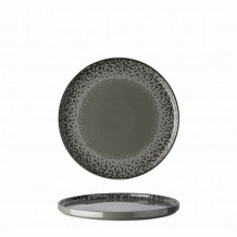 Πιάτο πορσελάνης με κάθετο χείλος step Φ22cm σειρά Forma Graph LUKANDA Σετ 6 c504015