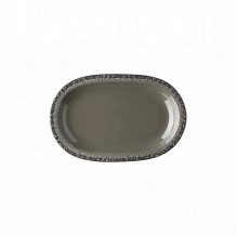 Πιατέλα Οβάλ πορσελάνης 25cm Σειρά SLIM λευκή σειρά Forma Graph LUKANDA Σετ 6 c504018