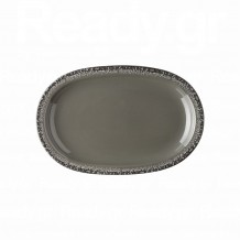 Πιατέλα Οβάλ πορσελάνης 30cm Σειρά SLIM λευκή σειρά Forma Graph LUKANDA Σετ 6 c504019