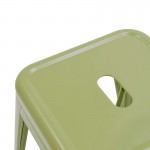 Σκαμπό μπαρ Utopia pakoworld μέταλλο σε λαδί απόχρωση 42x42x76εκ c504025