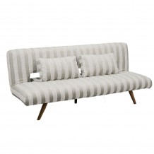 LA SPEZIA ΚΑΝΑΠΕΣ ΚΡΕΒΑΤΙ 3ΘΕΣΙΟΣ OFF WHITE BEIGE 188x81x88cm c504061