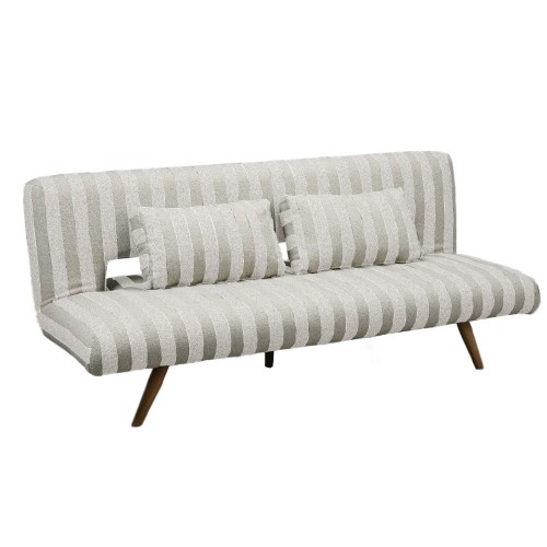 LA SPEZIA ΚΑΝΑΠΕΣ ΚΡΕΒΑΤΙ 3ΘΕΣΙΟΣ OFF WHITE BEIGE 188x81x88cm c504061