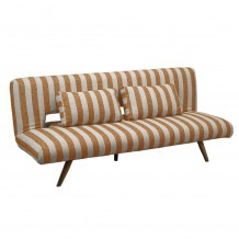 LA SPEZIA ΚΑΝΑΠΕΣ ΚΡΕΒΑΤΙ 3ΘΕΣΙΟΣ OFF WHITE TERRACOTTA 188x81x88cm c504062