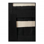 ACUTE ΠΙΝΑΚΑΣ ΔΙΑΚΟΣΜΗΣΗΣ 100x140x4 ΛΙΝΟ ΜΠΕΖ ΜΑΥΡΟ ΞΥΛΟ ΜΑΥΡΟ c504072