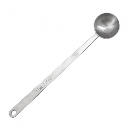 Κουτάλι μεζούρα καφέ με μακρύ χερούλι Inox 15ml 22cm TableCraft c504102