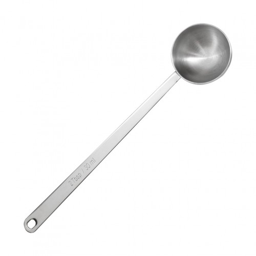 Κουτάλι μεζούρα καφέ με μακρύ χερούλι Inox 30ml 23cm TableCraft c504103