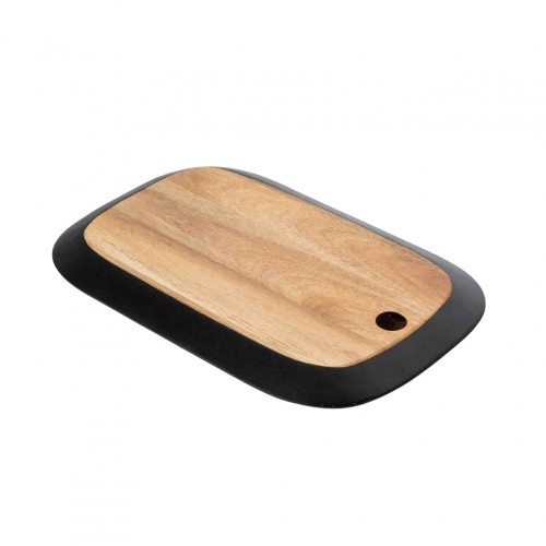 Ξύλινο πλατό σερβιρίσματος Ακακία 30 5x19 5xΥ2cm με περίγραμμα μαυροπίνακα TableCraft c504105