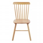 Καρέκλα Bristol pakoworld rubberwood σε φυσική απόχρωση 45x51x86εκ c504136