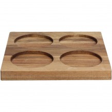 Βάση ξύλινη για 4 σκεύη Tex-Mex Tognana c504151