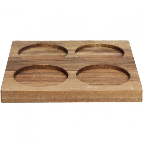 Βάση ξύλινη για 4 σκεύη Tex-Mex Tognana c504151