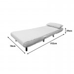 Πολυθρόνα-κρεβάτι Josuane I pakoworld βελούδο σε γκρι απόχρωση 78x80x81εκ c504166