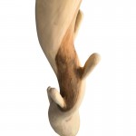 Καλόγερος Renzo pakoworld suar ξύλο σε φυσική απόχρωση 30x30x200εκ c504168