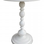 Βοηθητικό τραπέζι Anesor pakoworld μέταλλο σε κρεμ απόχρωση Φ40x52εκ c504188