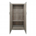 Ντουλάπα δίφυλλη Lego pakoworld σε oak απόχρωση 80x42x180εκ c504496