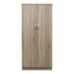 Ντουλάπα δίφυλλη Lego pakoworld σε oak απόχρωση 80x42x180εκ c504496