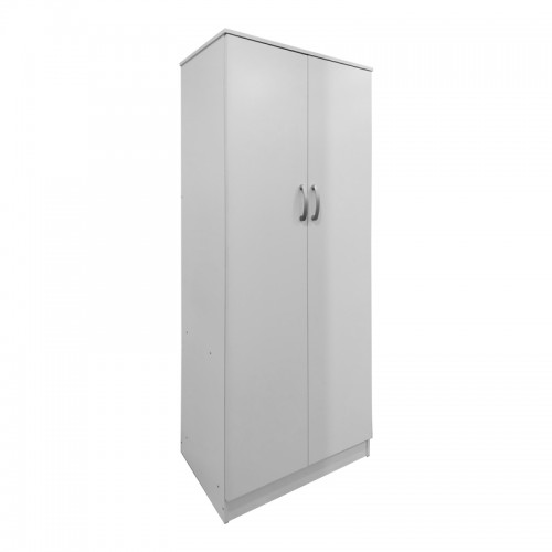 Ντουλάπα δίφυλλη Lego pakoworld σε λευκή απόχρωση 80x42x180εκ c504502