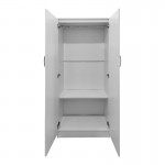 Ντουλάπα δίφυλλη Lego pakoworld σε λευκή απόχρωση 80x42x180εκ c504502