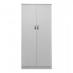 Ντουλάπα δίφυλλη Lego pakoworld σε λευκή απόχρωση 80x42x180εκ c504502