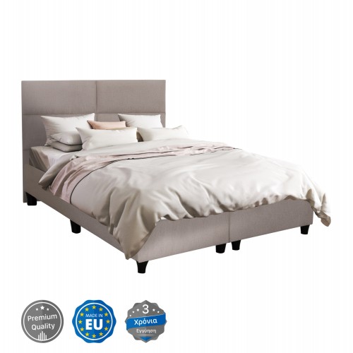 ΚΡΕΒΑΤΙ MILO HM616 32 ΜΠΕΖ ΥΦΑΣΜΑ ΓΙΑ ΣΤΡΩΜΑ 160x200εκ c504590