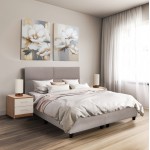 ΚΡΕΒΑΤΙ MILO HM616 32 ΜΠΕΖ ΥΦΑΣΜΑ ΓΙΑ ΣΤΡΩΜΑ 160x200εκ c504590