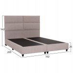 ΚΡΕΒΑΤΙ MILO HM616 32 ΜΠΕΖ ΥΦΑΣΜΑ ΓΙΑ ΣΤΡΩΜΑ 160x200εκ c504590