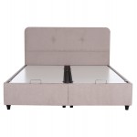 ΚΡΕΒΑΤΙ ΜΕ ΑΠΟΘ ΧΩΡΟ DOLORES HM631 32 ΜΠΕΖ ΥΦΑΣΜΑ- ΓΙΑ ΣΤΡΩΜΑ 160x200εκ c504591