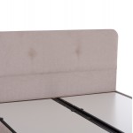 ΚΡΕΒΑΤΙ ΜΕ ΑΠΟΘ ΧΩΡΟ DOLORES HM631 32 ΜΠΕΖ ΥΦΑΣΜΑ- ΓΙΑ ΣΤΡΩΜΑ 160x200εκ c504591