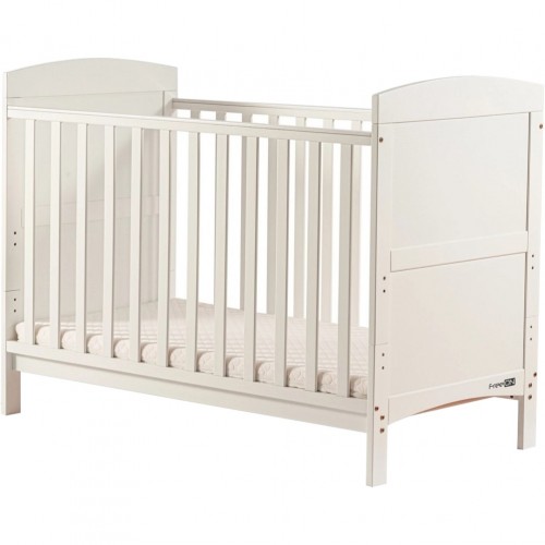 Κούνια λευκή ξύλινη Σειρά Lory για στρώμα 60x120cm Free On c504598