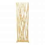 Διακοσμητικό δαπέδου Jati pakoworld teak ξύλο σε φυσική απόχρωση 60x20x190εκ c504621