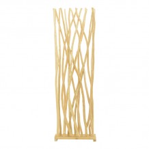 Διακοσμητικό δαπέδου Jati pakoworld teak ξύλο σε φυσική απόχρωση 60x20x190εκ c504621