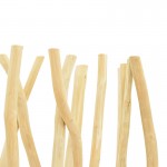 Διακοσμητικό δαπέδου Jati pakoworld teak ξύλο σε φυσική απόχρωση 60x20x190εκ c504621