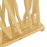 Διακοσμητικό δαπέδου Jati pakoworld teak ξύλο σε φυσική απόχρωση 60x20x190εκ c504621