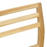 Καρέκλα Tuga pakoworld σκελετός teak ξύλο-pe σχοινί σε φυσική απόχρωση 50x58x86εκ c504622