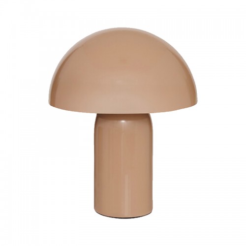 Επιτραπέζιο φωτιστικό Mushi pakoworld μέταλλο μπεζ Φ20x24 5εκ c504628