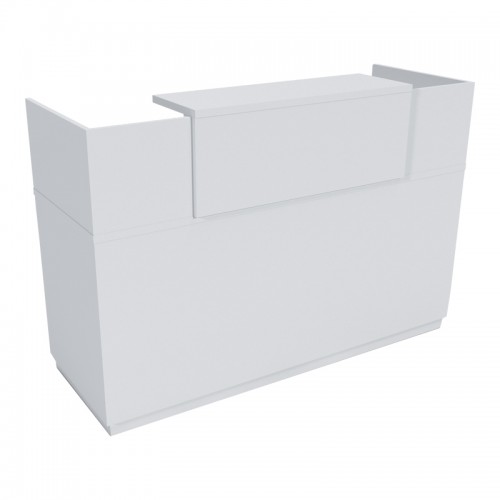 Γραφείο reception Lotus pakoworld σε λευκή απόχρωση 180x70x110εκ c504636