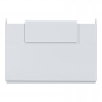 Γραφείο reception Lotus pakoworld σε λευκή απόχρωση 180x70x110εκ c504636