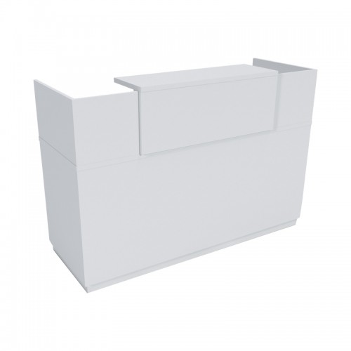 Γραφείο reception Lotus pakoworld σε λευκή απόχρωση 140x70x110εκ c504641