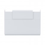 Γραφείο reception Lotus pakoworld σε λευκή απόχρωση 140x70x110εκ c504641