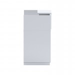 Γραφείο reception Lotus pakoworld σε λευκή απόχρωση 140x70x110εκ c504641