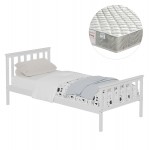 ΚΡΕΒΑΤΙ ΠΑΙΔΙΚΟ ΜΕ ΣΤΡΩΜΑ GIMLY HM21300 01 ΞΥΛΟ ΠΕΥΚΟΥ ΣΕ ΛΕΥΚΟ ΓΙΑ ΣΤΡΩΜΑ 90x190εκ c504664