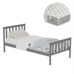 ΚΡΕΒΑΤΙ ΠΑΙΔΙΚΟ ΜΕ ΣΤΡΩΜΑ GIMLY HM21300 02 ΞΥΛΟ ΠΕΥΚΟΥ ΣΕ ΓΚΡΙ- ΓΙΑ ΣΤΡΩΜΑ 90x190εκ c504665