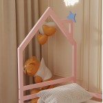 ΚΡΕΒΑΤΙ ΠΑΙΔΙΚΟ ΜΕ ΣΤΡΩΜΑ HOUSER HM21301 02 ΞΥΛΟ ΠΕΥΚΟΥ ΣΕ ΡΟΖ--ΣΤΡΩΜΑ 90x190εκ c504668