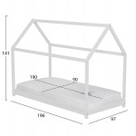 ΚΡΕΒΑΤΙ ΠΑΙΔΙΚΟ ΜΕ ΣΤΡΩΜΑ PEPE HM21302 01 ΞΥΛΟ ΠΕΥΚΟΥ ΣΕ ΛΕΥΚΟ--ΣΤΡΩΜΑ 90x190εκ c506994