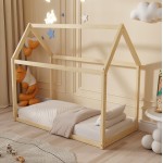 ΚΡΕΒΑΤΙ ΠΑΙΔΙΚΟ ΜΕ ΣΤΡΩΜΑ PEPE HM21303 ΞΥΛΟ ΠΕΥΚΟΥ ΣΕ ΦΥΣΙΚΟ--ΣΤΡΩΜΑ 70x140εκ c506996