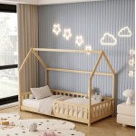 ΚΡΕΒΑΤΙ ΠΑΙΔΙΚΟ ΜΕ ΣΤΡΩΜΑ PHYLLIS HM21304 ΞΥΛΟ ΠΕΥΚΟΥ ΣΕ ΦΥΣΙΚΟ--ΣΤΡΩΜΑ 90x190εκ c506999