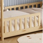 ΚΡΕΒΑΤΙ ΠΑΙΔΙΚΟ ΜΕ ΣΤΡΩΜΑ PHYLLIS HM21304 ΞΥΛΟ ΠΕΥΚΟΥ ΣΕ ΦΥΣΙΚΟ--ΣΤΡΩΜΑ 90x190εκ c506999