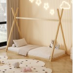 ΚΡΕΒΑΤΙ ΠΑΙΔΙΚΟ ΜΕ ΣΤΡΩΜΑ MUNK HM21306 ΞΥΛΟ ΠΕΥΚΟΥ ΣΕ ΦΥΣΙΚΟ--ΣΤΡΩΜΑ 90x190εκ c507005