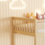 ΚΟΥΚΕΤΑ ΠΑΙΔΙΚΗ ΜΕ 2 ΣΤΡΩΜΑΤΑ LANTAI HM21307 ΞΥΛΟ ΠΕΥΚΟΥ ΦΥΣΙΚΟ--ΣΤΡΩΜΑΤΑ 90x190εκ c507008