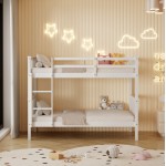 ΚΟΥΚΕΤΑ ΠΑΙΔΙΚΗ ΜΕ 2 ΣΤΡΩΜΑΤΑ LANTAI HM21307 01 ΞΥΛΟ ΠΕΥΚΟΥ ΛΕΥΚΟ--ΣΤΡΩΜΑΤΑ 90x190εκ c507009